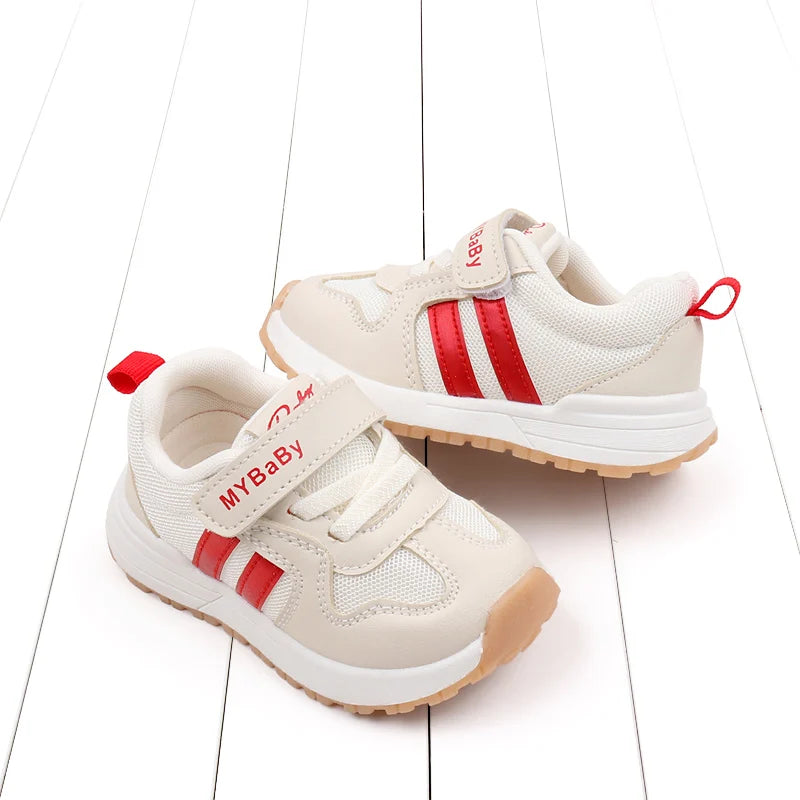 Baby Boys Girls Comfortable Sports Shoes Soft Sole Non-slip Solid Colour Toddler Shoes