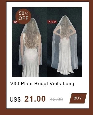 Luxury Cathedral Long Wedding Veil Crystal Organza Beaded Bridal Veil with Rhinestone Edge 1 Tier Soft Wedding Accessories G134