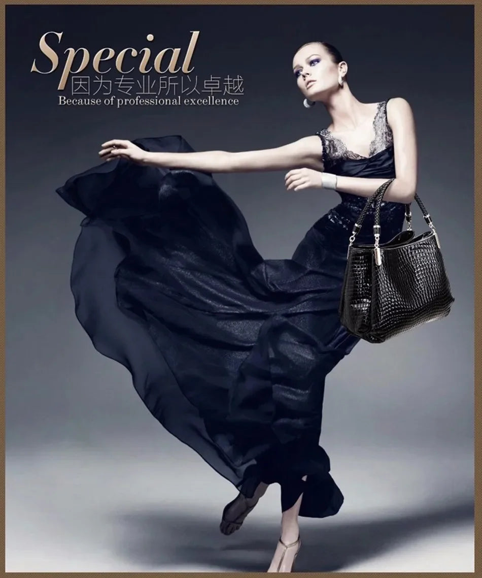Famous Designer Brand Bags Women Leather Handbags 2023 Luxury Ladies Hand Bags Purse Fashion Shoulder Bags Bolsa Sac Crocodile