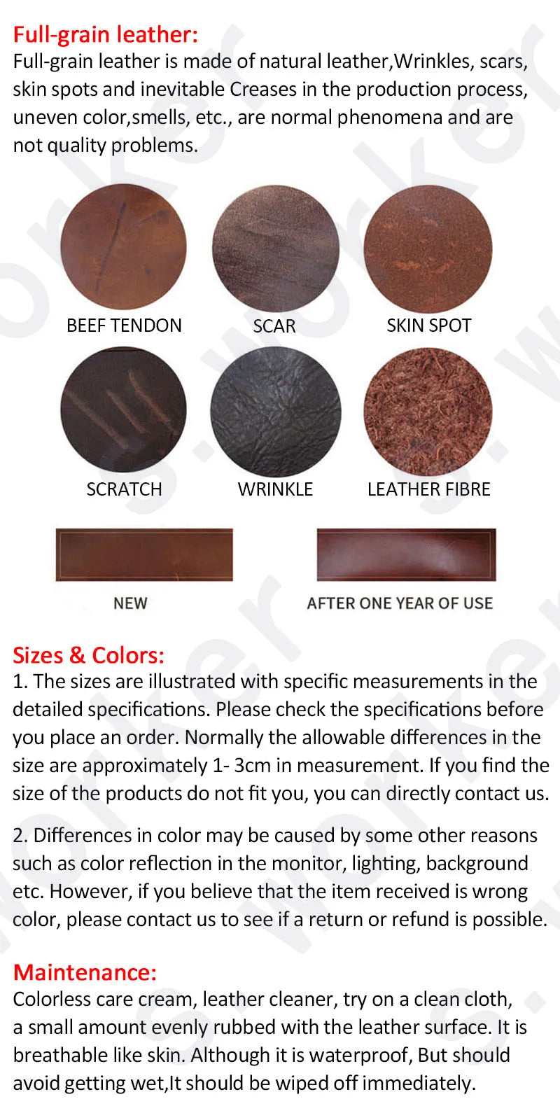 S.WORKER Vintage Genuine Leather Travel Bag Crazy-horse Cowhide Leather Duffel Bag Handicrafted Weekender Bag Gym Bag