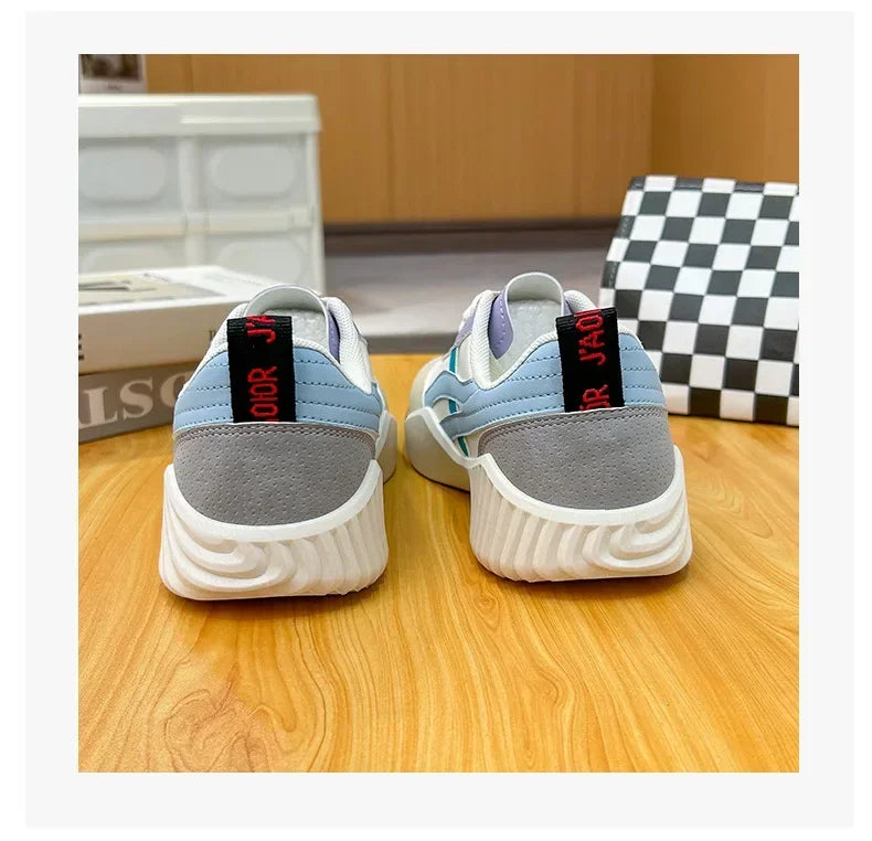 Women Sneakers 2025 New Sports Shoes for Women Fashion Comfort Sneakers All-match Thick Sole Lightweight Casual Running Shoes
