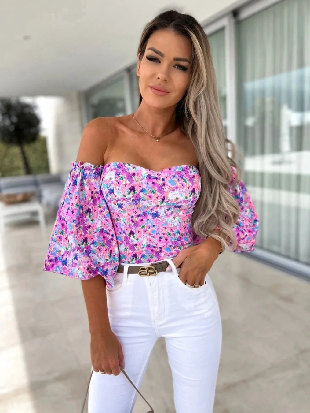 Women Elegant Solid Chiffon Blouse Spring Summer Casual Long Sleeve V Neck Loose Shirt Office Lady Tunics Oversized Tops 2023