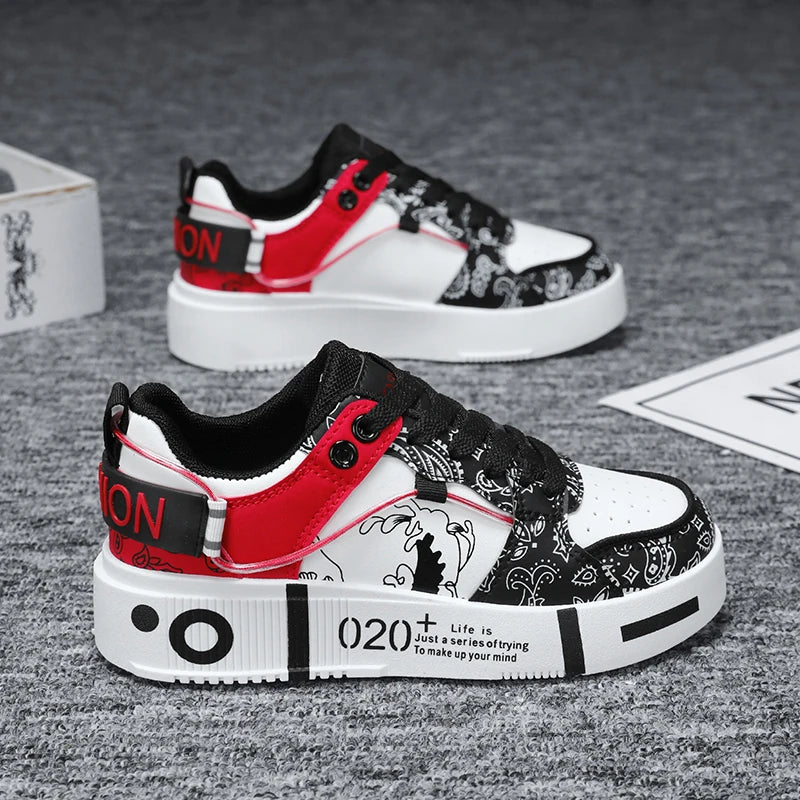 Youth Board Shoes 2025 New Men Women Parent Child Sports Shoes Fashionable Thick Sole Non-slip Casual Walking Shoes Size 31-44