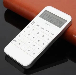 High Quality Pocket Electronic 10 Digits Display Calculate Calculator Simplicity Fashion Mini Arithmetic Calculator Black White