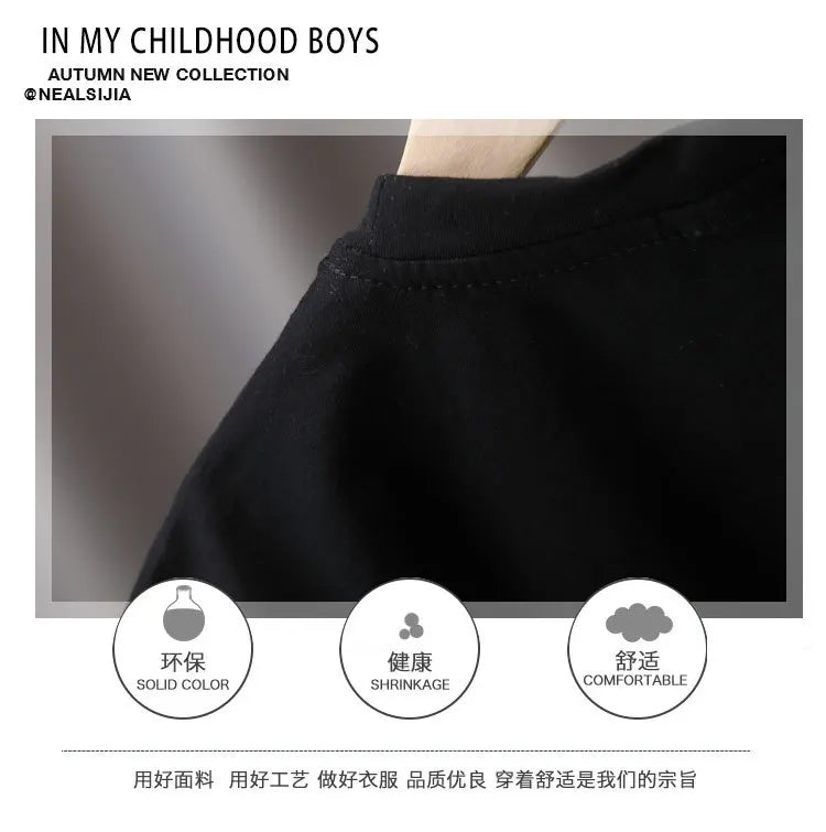 2849 Boys Summer Suit 2023 New Children's Summer Cool Handsome Short Sleeve Baby Boy Thin Fashionable Clothes
