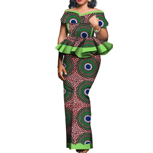 SALE!!! Party African Dress Women Skirt Sets Traditional 2 Pieces Suits Custom Made Dashiki Tops and Skirts Plus Size Clothing