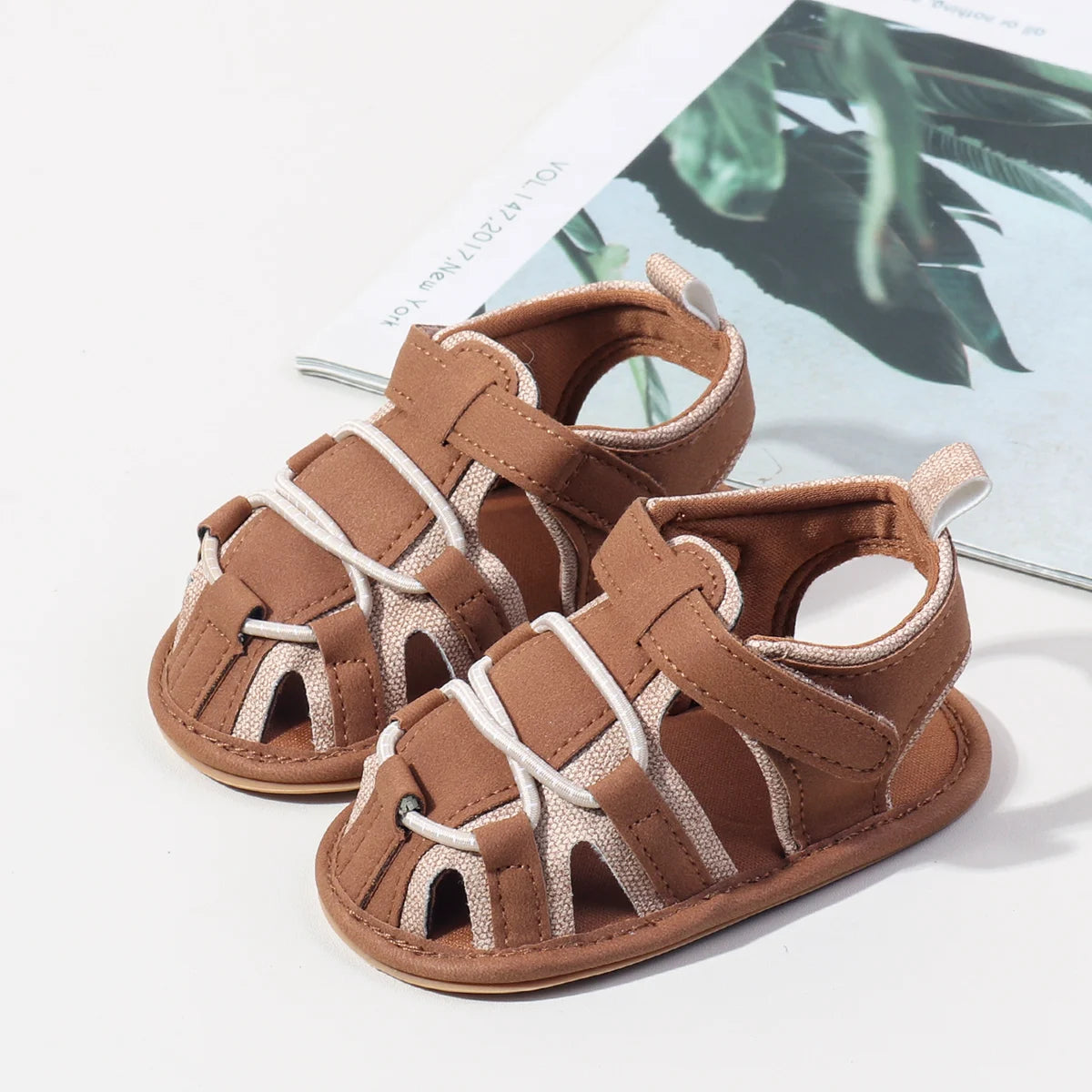 New Baby Shoes For Learning To Walk Spring And Summer Fashion Baby Shoes Soft Sole Anti-slip Sandals For Boys And Girls With Vel