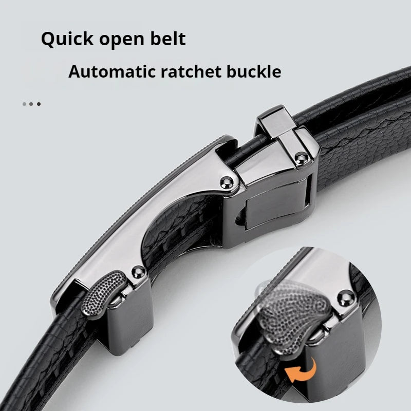 Belt for Men Business belt Men Genuine Leather Belt Automatic Belts Fashion belt Adjustable belts