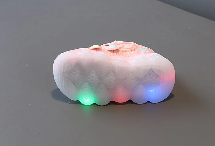 Baby Shoes with Lights on Women New Breathable Mesh Soft Soled Baby Walking Shoes Children Sports Luminescent Shoes Boy Newborn