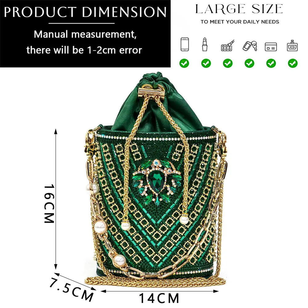 Nigerian Heel Party for Women Blue Color Shoes and Bag Set Rhinestone Handbag Italian Design Wedding INS 2025