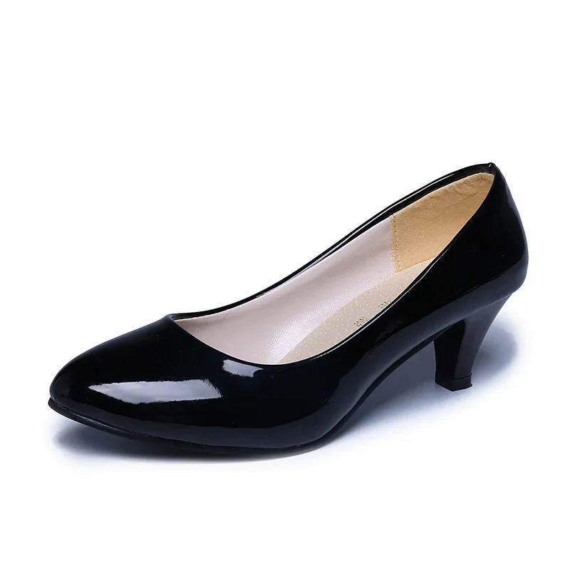 New Women High Heels Nude Shallow Mouth Pumps Fashion Shoes Office Work Party Shoes Ladies Wedding Shoes Solid Color Heels Women