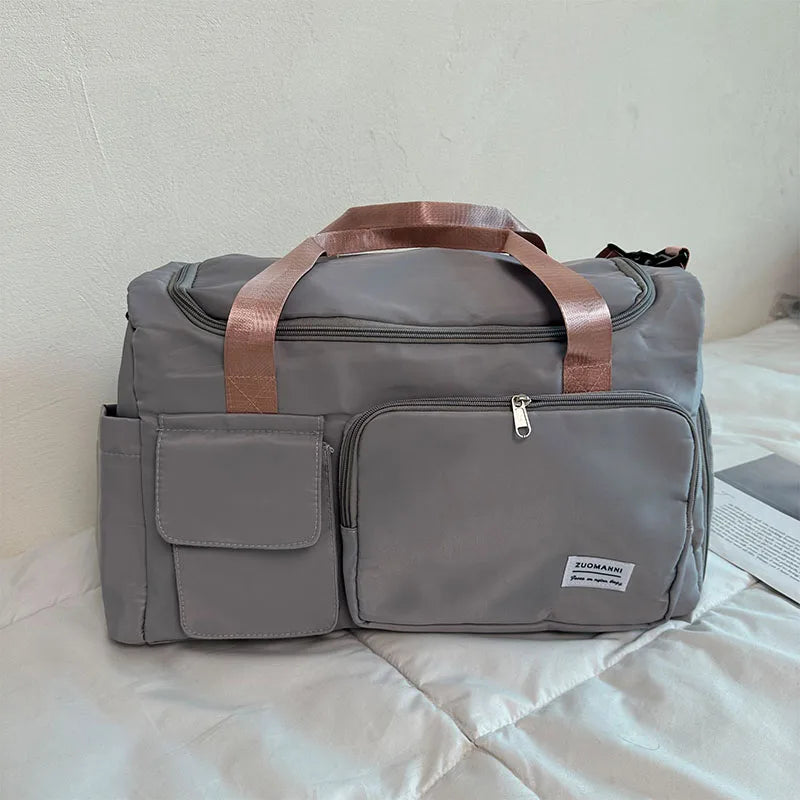 Travel Bag Female Large-Capacity Hand Luggage Dry-Wet Separation Sports Fitness Bag Short-Distance Travel Package
