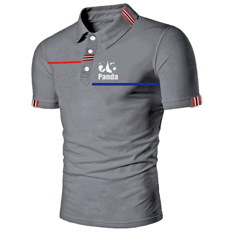 Summer Men's High Quality Polo Shirt Casual Sportswear Short Sleeve Lapel T-shirt Loose Fashion Clothing Golf Top