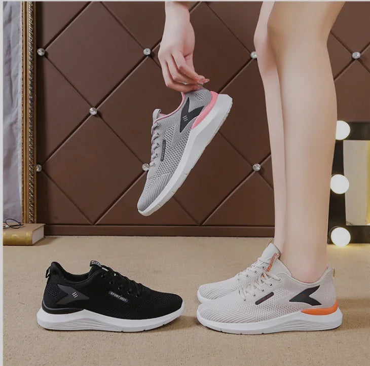 2025 New! Women's Spring & Summer Fashion Sneakers - Versatile Soft Sole Lightweight for Casual Running & More
