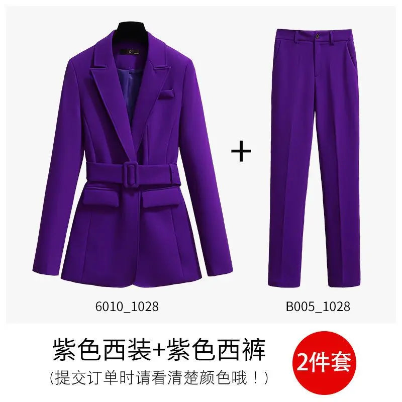 Women's Elegant Double-Breasted Blazer with Puff Sleeves and Faux Pockets - White, Long Sleeve, Mid-Length, High Stretch Fabric, Perfect for Spring and Fall, Everyday Chic, Formal Office Wear | Classic Notched Lapel | Functio