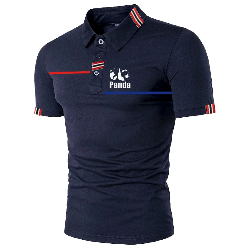Summer Men's High Quality Polo Shirt Casual Sportswear Short Sleeve Lapel T-shirt Loose Fashion Clothing Golf Top