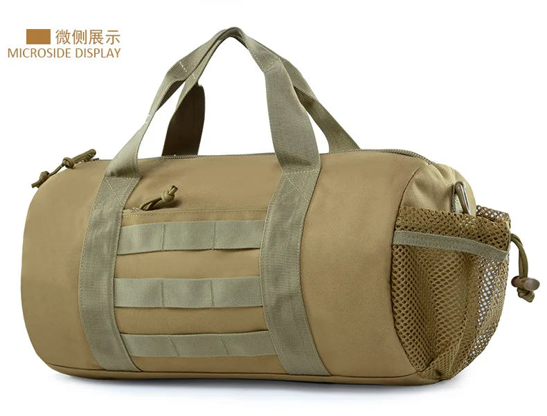 Men's Large Capacity Dry Wet Separation Crossbody Portable Sports Training and Fitness Bag Short Distance Travel Luggage Tote