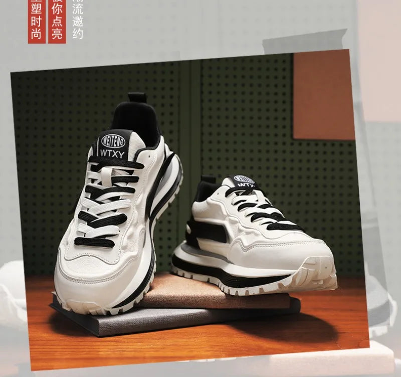 Trend Men Versatile Sneakers 2025 Autumn High Quality Comfortable Platform Sports Running Shoes Outdoor Youth Shoes for Men Plus