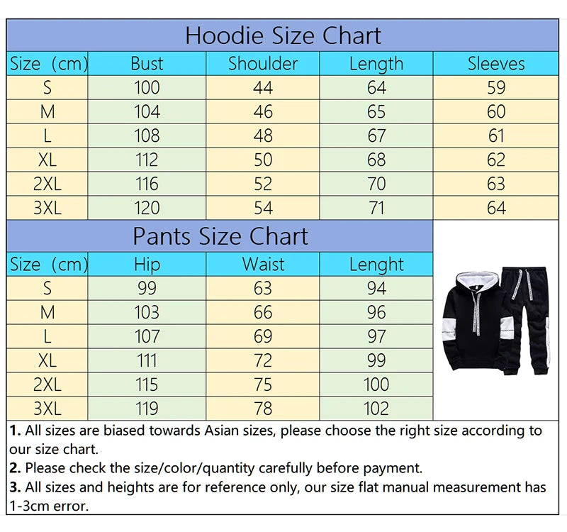 Autumn Winter Quality Men Tracksuit Suit Warm Hoodies Sweatshirt Men's Sportswear And a Pair of Pants Hip Hop Pullover Hot Sales