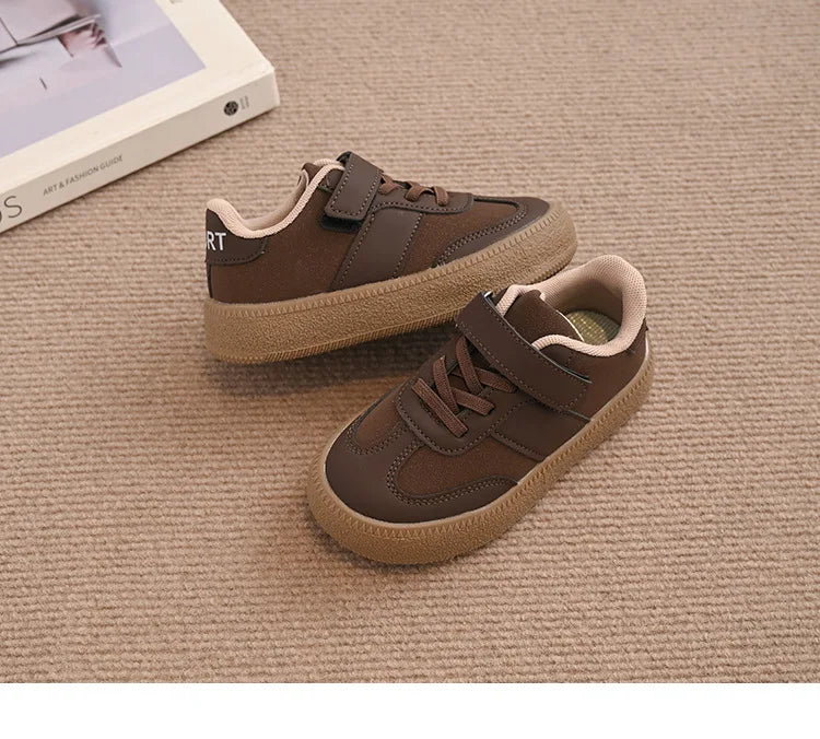 Children Casual Sports Shoes 2025 Spring New Girls Running Shoes Kids Sneakers Fashion Single Shoes Boys Leisure Walking Shoe