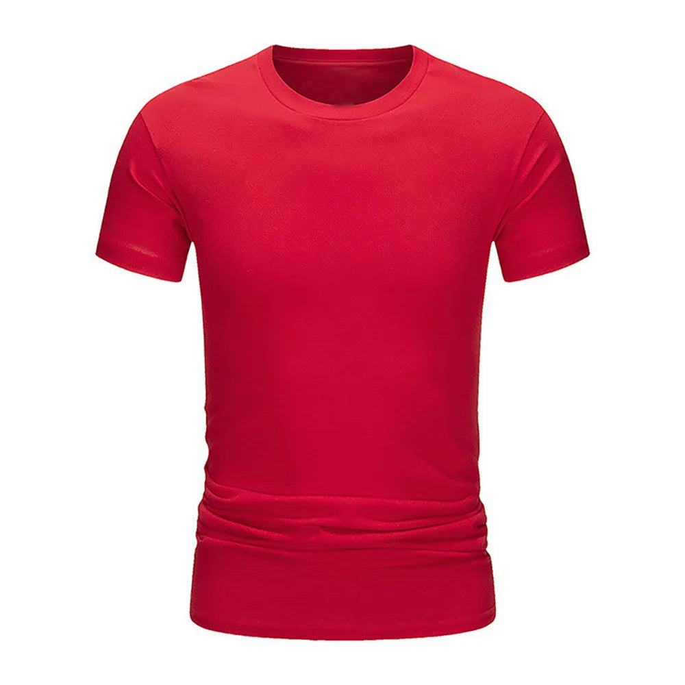 Men Cotton T-Shirt Summer Men Tshirts Loose Oversize Tshirt Casual Breathable Short Sleeve Clothing