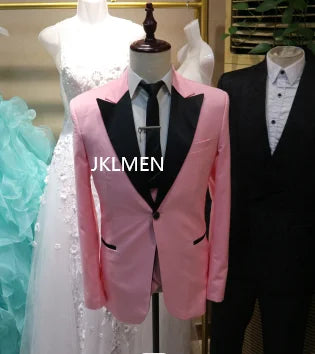 2023 Men 3 Pieces Suits For Men Custom Made Groom Groomsmen Tuxedos Wedding Men Suit Terno Masculino(Jacket+Pant+Vest)