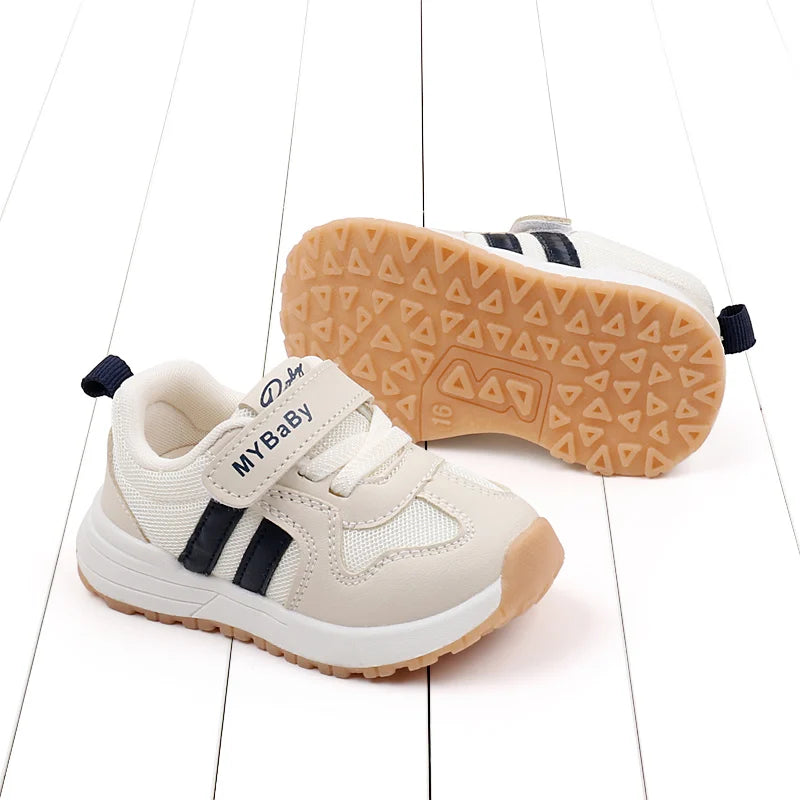 Baby Boys Girls Comfortable Sports Shoes Soft Sole Non-slip Solid Colour Toddler Shoes
