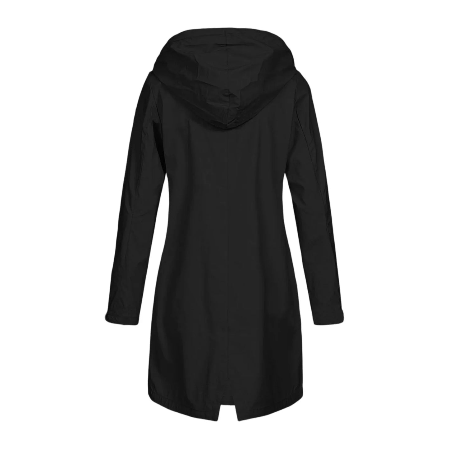 2025 New Long-sleeved Raincoat Zipper Women's Jacket Outdoor Hooded Mountaineering Jacket Waterproof and Windproof Coats