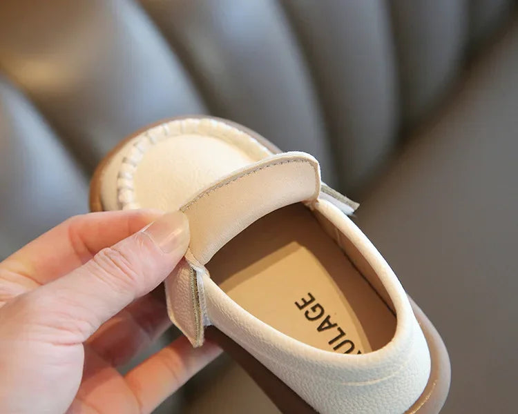 Baby Boys Casual Shoes for Wedding Party Fashion 2025 Spring Autumn Toddlers Kids Leather Shoes Slip-on Loafers Soft Flats New