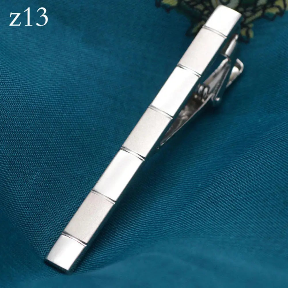 Men Metal Silver Gold Simple Necktie Tie Bar Clasp Clip Clamp Pin Men Stainless Steel For Business Ma Necktie Tie Clasps Fashion