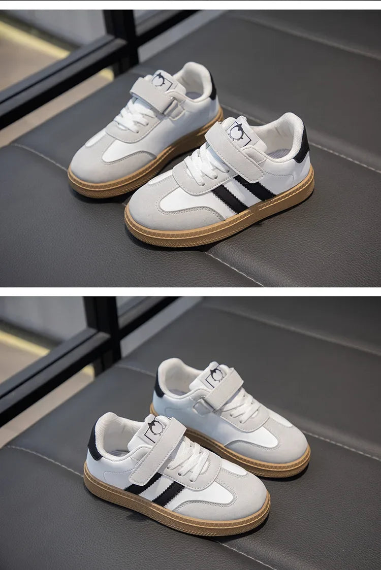Lightweight Kids Skate Shoes 2025 New Spring Boys Non-slip Sports Footwear Breathable Training Running Fashion Sneakers