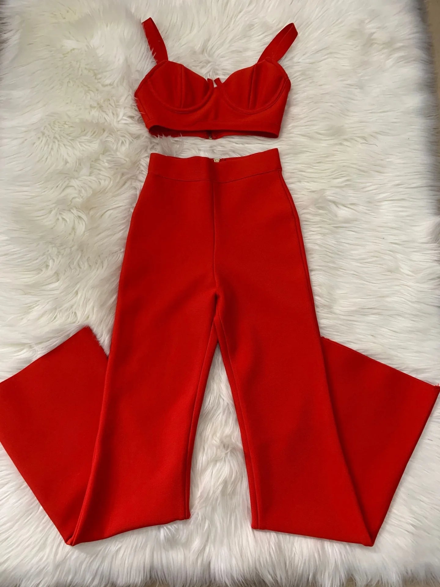 High quality Blue Two Pieces Set Bodycon Rayon Bandage Set Evening Party Sexy Fashion Outfit
