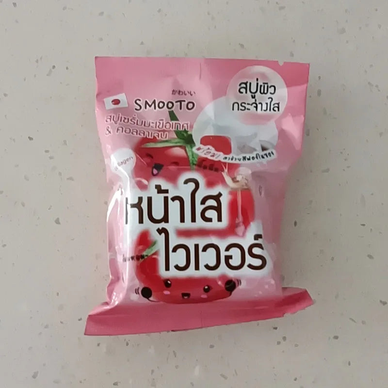 Smooto Tomato Collagen Serum Clear Fade Acne Scars And Black Spots Bright White Skin Brightening Smooth Soft 60g