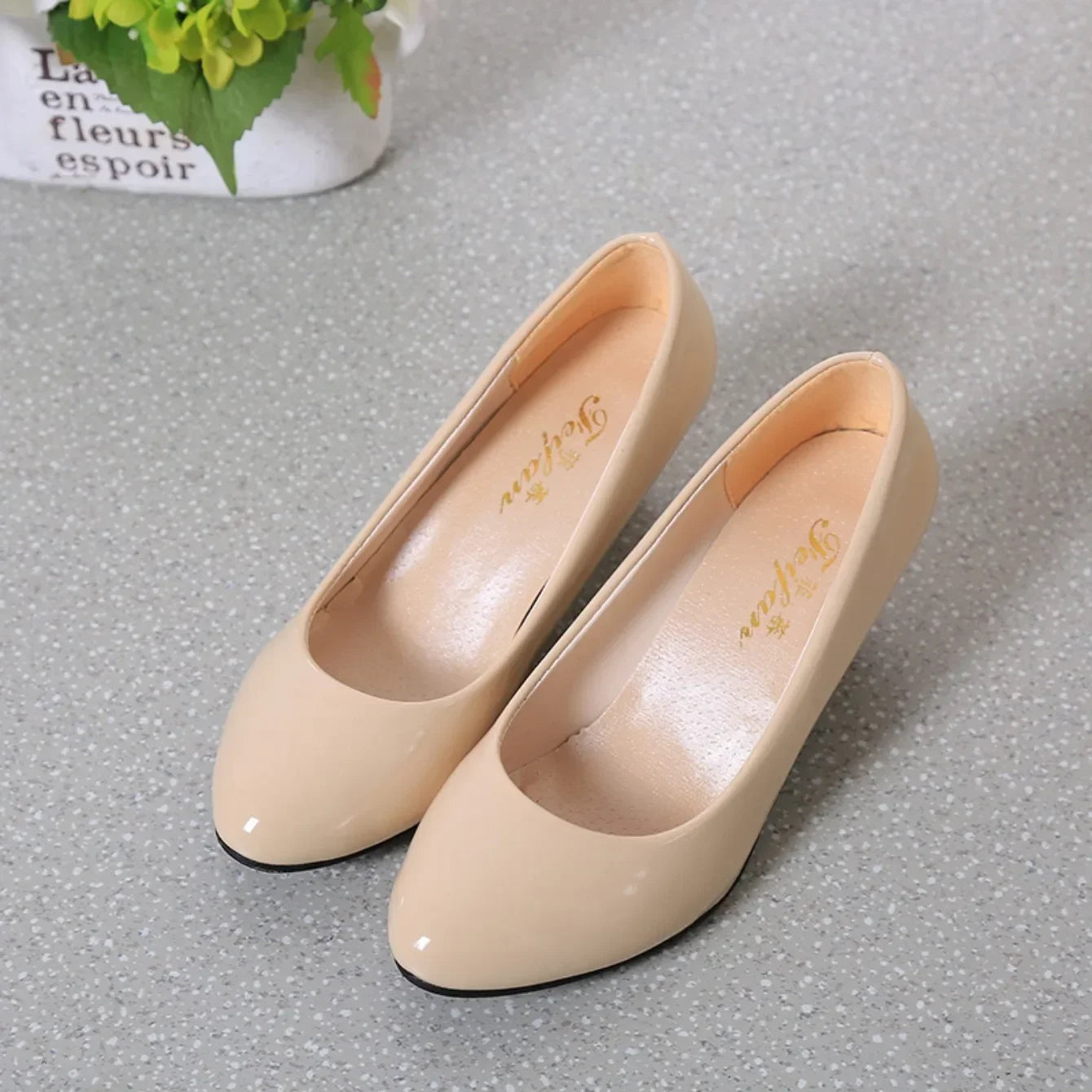 New Women High Heels Nude Shallow Mouth Pumps Fashion Shoes Office Work Party Shoes Ladies Wedding Shoes Solid Color Heels Women