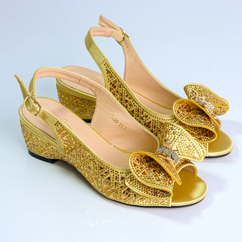2024 Women's Chunky Heels Summer Platform Square Heeled Sandals in Vibrant Colors with Bling Rhinestones for Lady Party Wedding