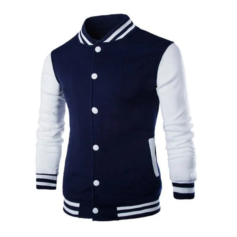 Mens Jacket Baseball Suit 2023 Hot Sale Four Seasons Fashion Coats University Varsity Splicing Couple Casual Korean Clothes