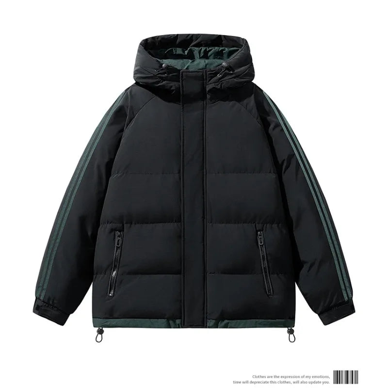 Winter Outdoor Men's Cold proof Warm Sports and Leisure Thick Cotton Jacket Winter Comfortable Fashion Trend Versatile Jacket