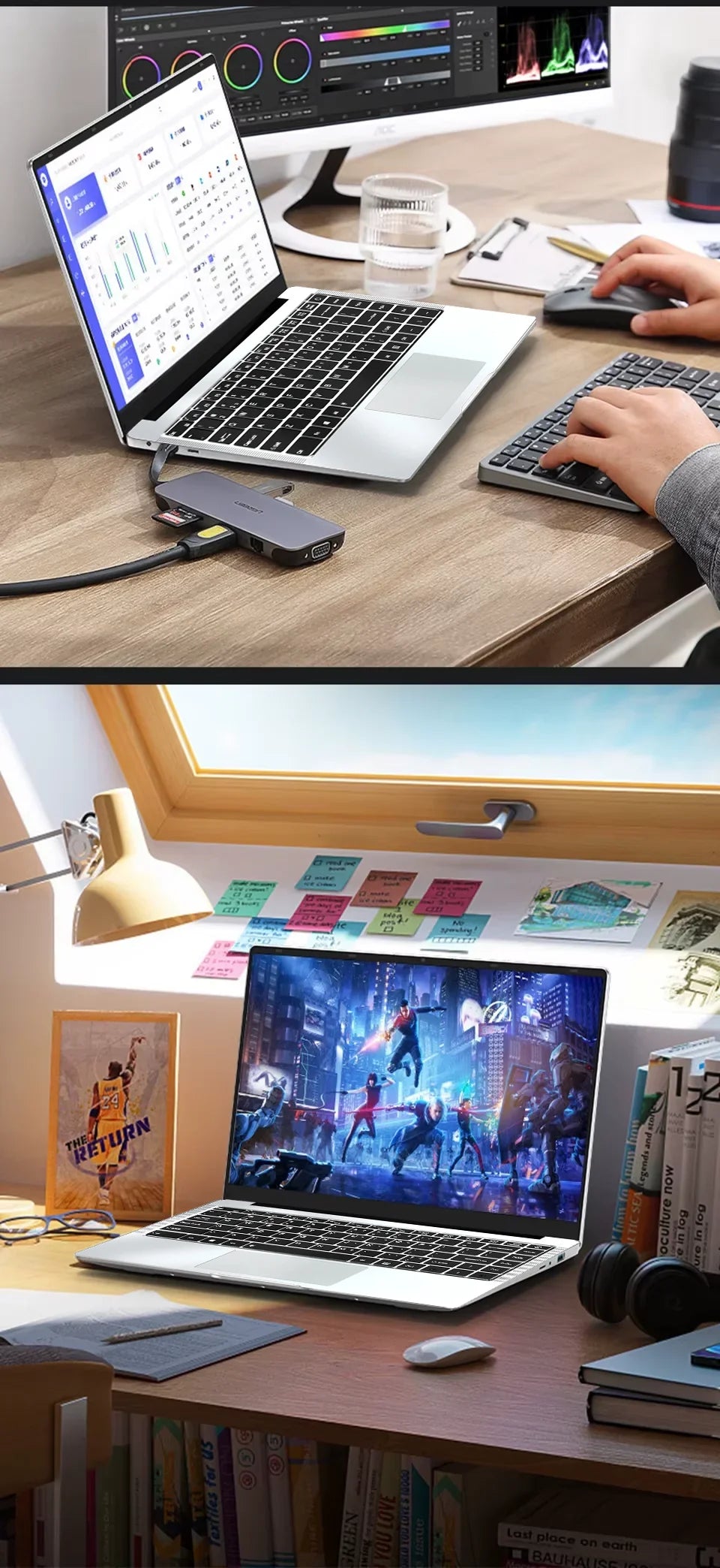 2025 Office Laptop Windows 11 intel core i7-7500U/intel Atom x7 A3950 14.1" Notebook Computer 1920*1080P 12GB RAM 1/2TB SSD