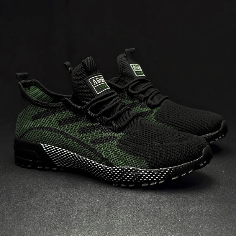 YRZL Men's Sneakers Breathable Lightweight Running Shoes for Men Comfortable Mesh Walking Shoes Sports Casual Outdoor Summer