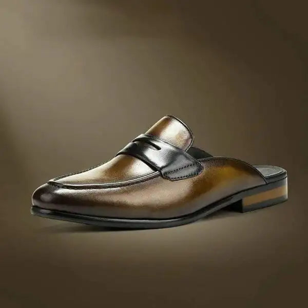 Men's Versatile Casual Leather Shoes and Slippers