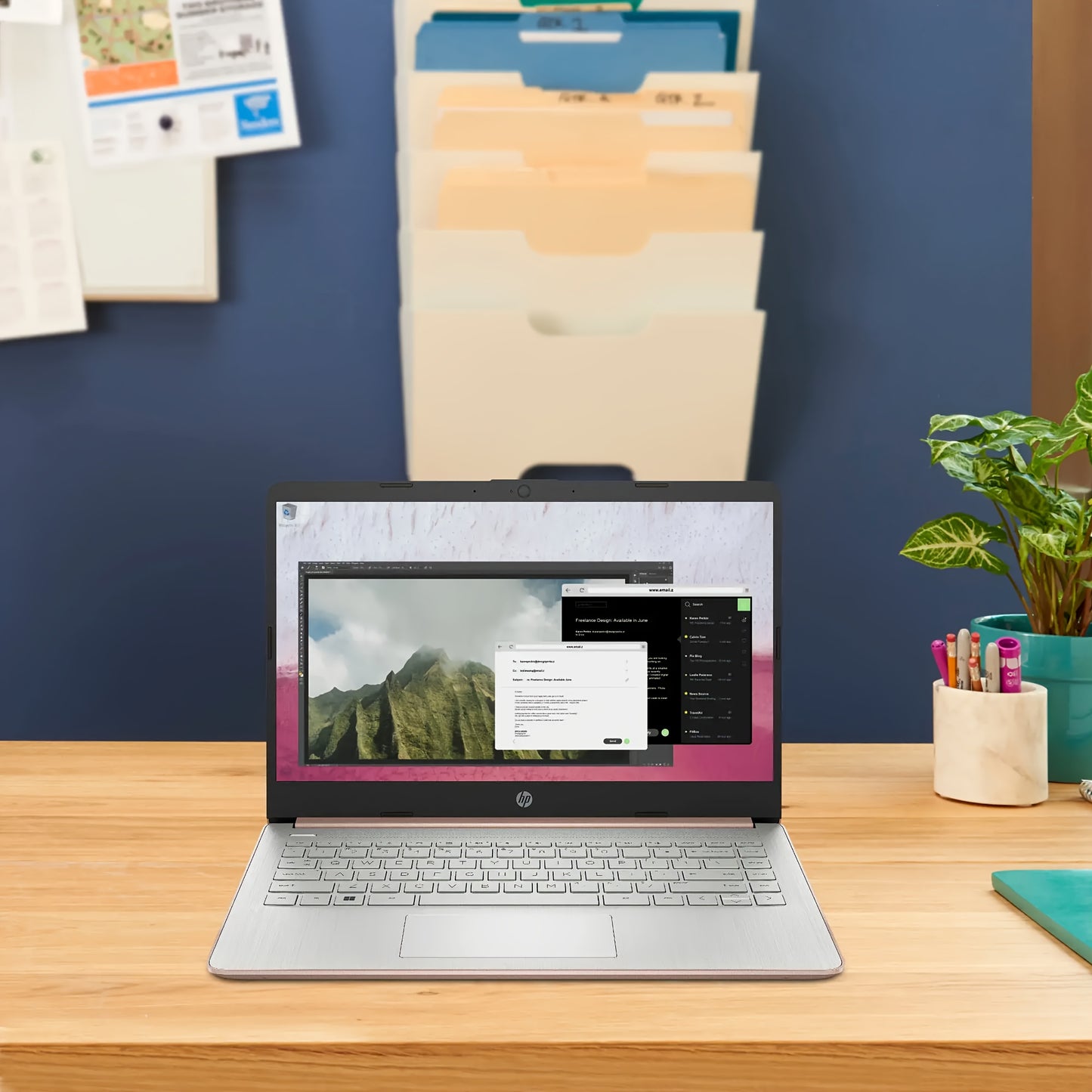 HP Ultral Light 14" Laptop, Intel Quad-Core N4120, 8GB RAM, Anti-Glare HD Display - 256GB Storage(128GB EMMC+ 128GB SD Card), Webcam, Windows 11 Home In S Mode
