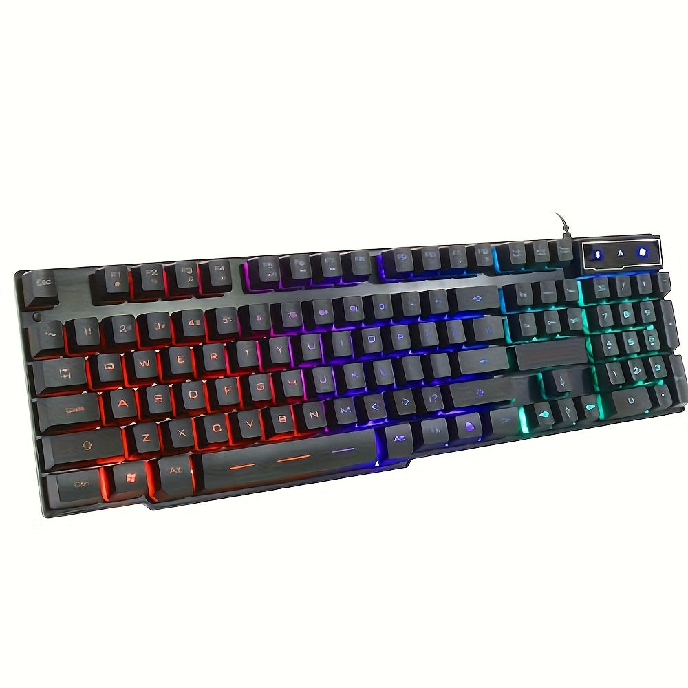 Wired Keyboard Game Luminous Mechanical Feel Computer Office Gaming Keyboard