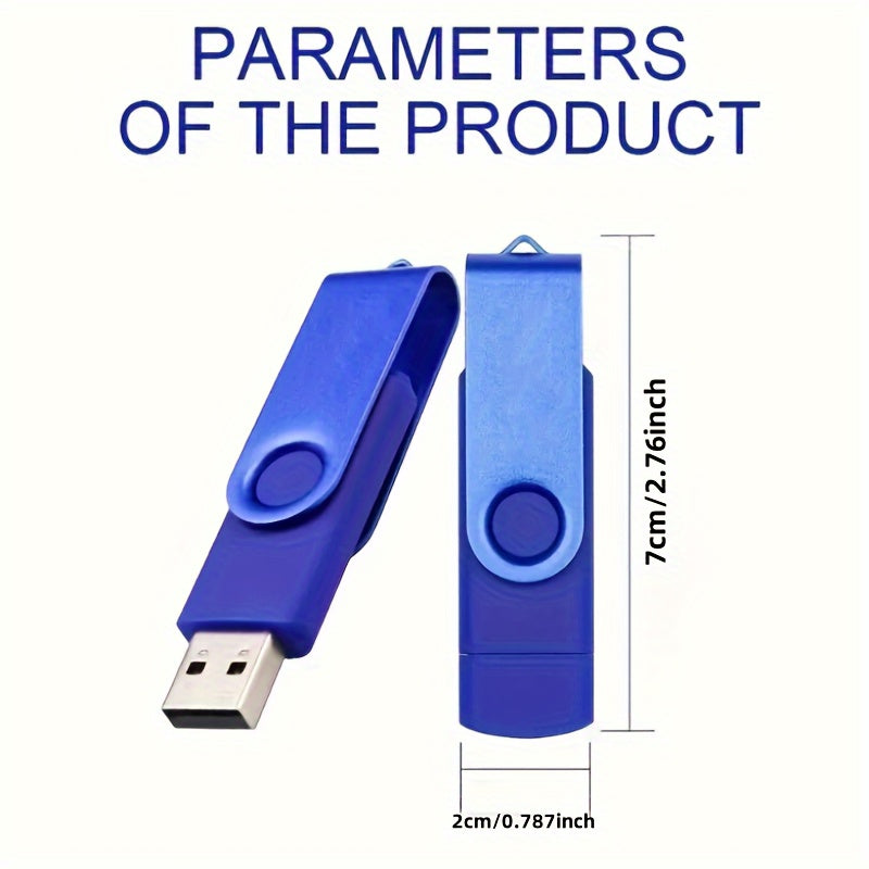 USB 2.0 Type C OTG Pen Drive 2 in 1 High Speed Pendrive, 512MB/32GB/100GB, USB Stick