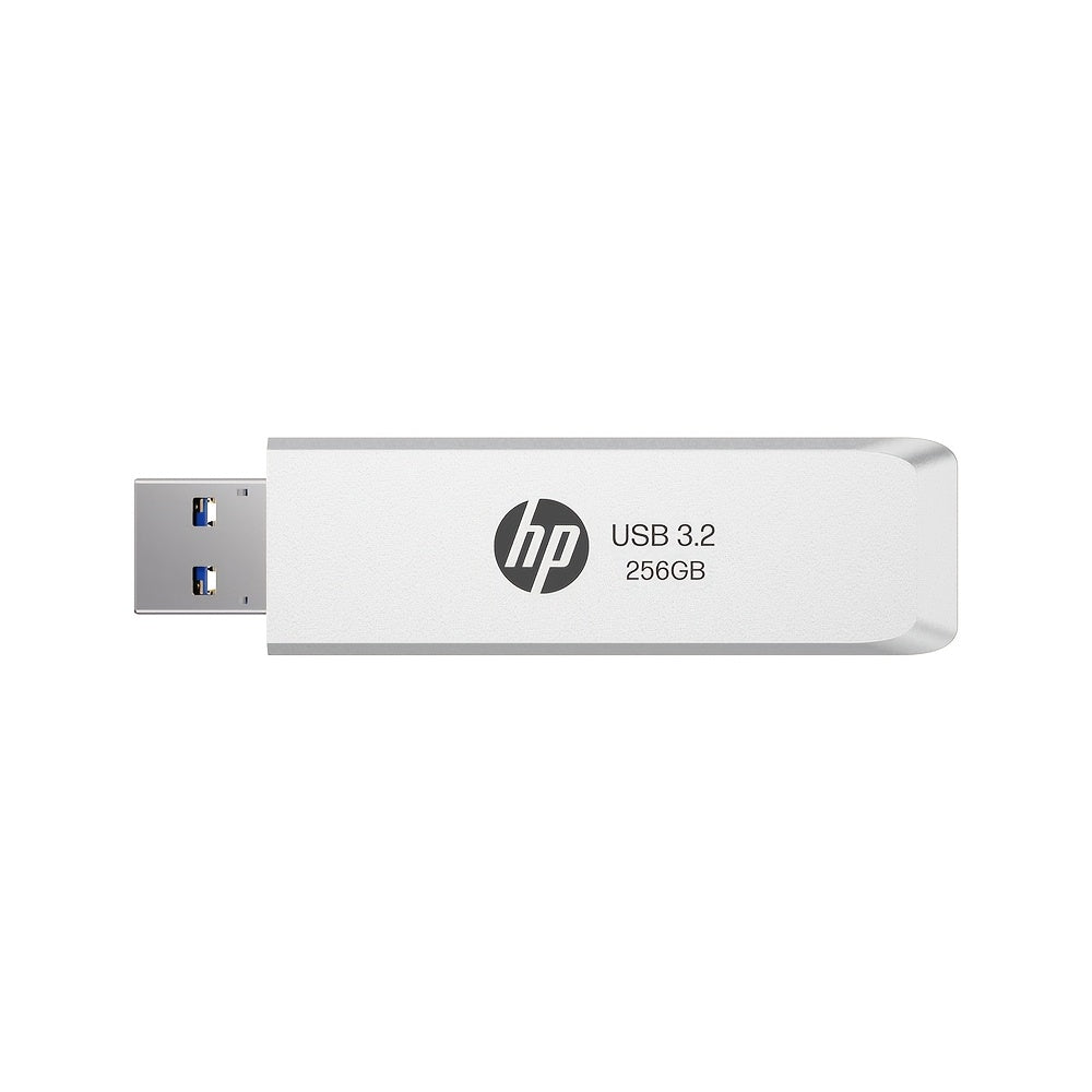 HP 32GB/64GB/128GB/256GB USB 3.2 Gen1 High-Speed Retractable Metal U Disk, Portable and Durable with Large Capacity for Data Transfer
