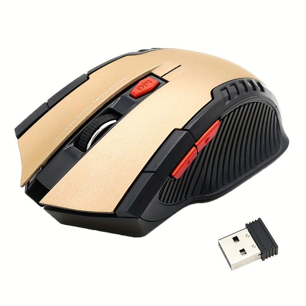 Compact Mini 2.4GHz Wireless Gaming Mouse - Precise Laser Optical Technology, Ergonomic Design, Plug-and-Play USB Receiver, Compatible with Computer, PC, Laptop - Ideal for Gamers and Everyday Users