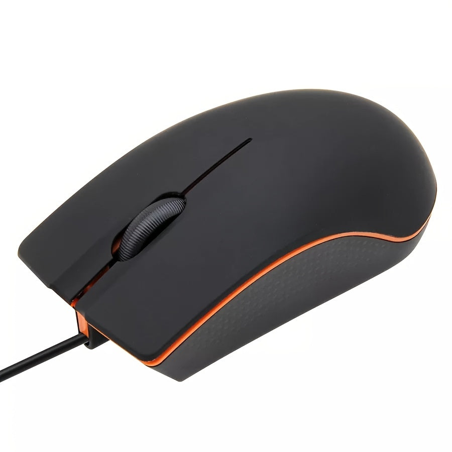 Wired USB Mouse For Computers And Laptops, For Right Or Left Hand Use, Ergonomic Computer Mouse With Durable Clicks