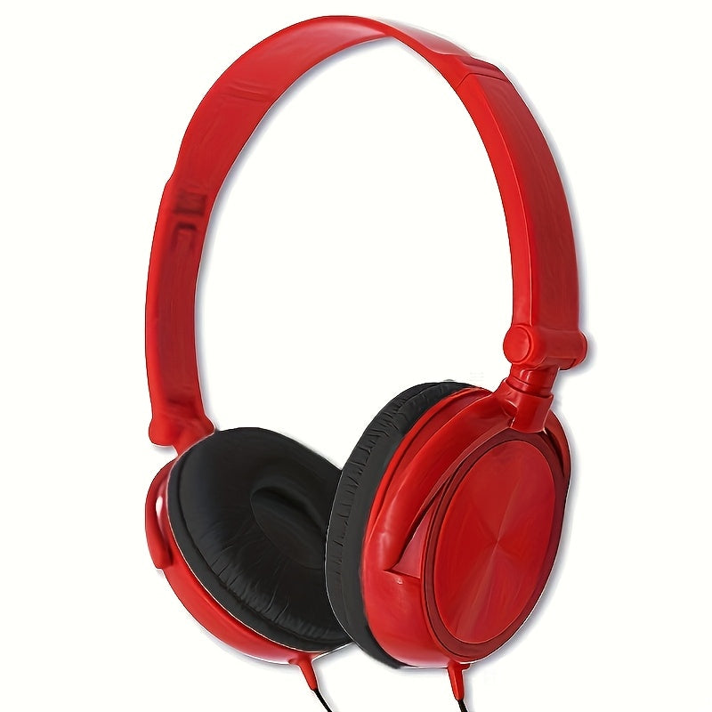Wired Headphones Bass Foldable Headphones With Microphone 47.24inch Cable 3.55mm Plug