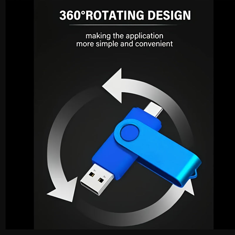 USB 2.0 Type C OTG Pen Drive 2 in 1 High Speed Pendrive, 512MB/32GB/100GB, USB Stick