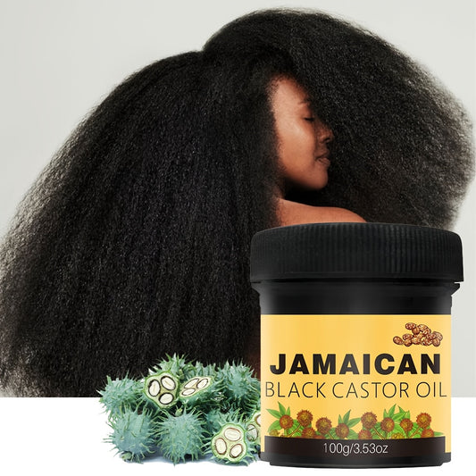 100g Jamaican Black Castor Oil - Pure Cold-Pressed, Moisturizing Hair Care Paste for Stronger, Healthier Hair, Ideal for All Hair Types, Natural Hair Care|Natural Hair Product|Cold Pressed Oil