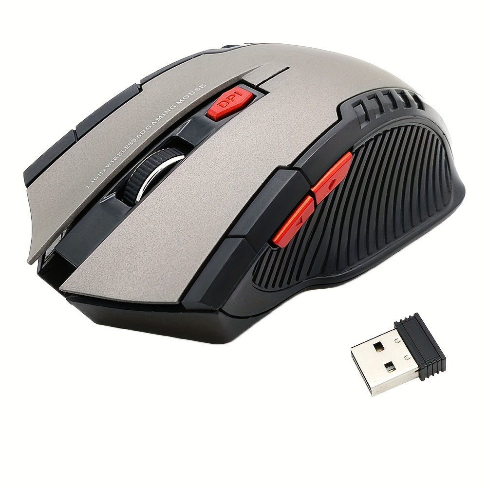 Compact Mini 2.4GHz Wireless Gaming Mouse - Precise Laser Optical Technology, Ergonomic Design, Plug-and-Play USB Receiver, Compatible with Computer, PC, Laptop - Ideal for Gamers and Everyday Users